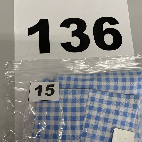 Crown & Ivy Crop Pants Size 10 Checkered Blue and White - Picture 12 of 12